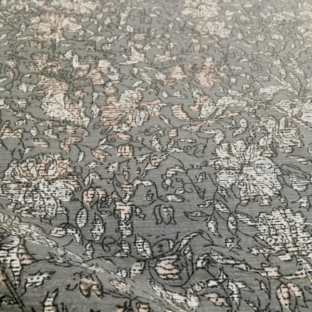 Penman's Women's Vtg Olive Green Floral Skirt - Picture 4 of 9